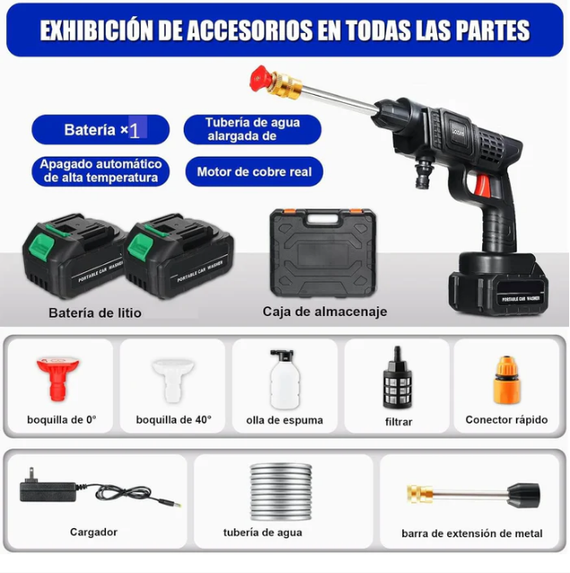 HIDROLAVADORA INALAMBRICA + REGALO MINI ASPIRADORA 🎁