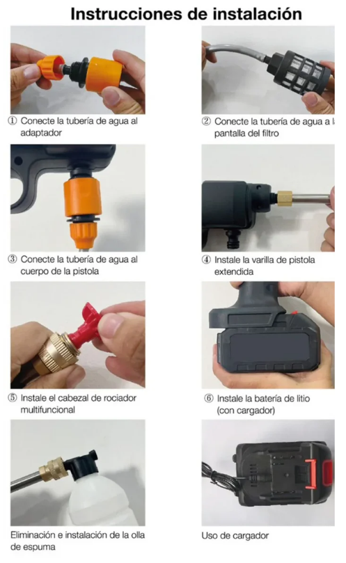 HIDROLAVADORA INALAMBRICA + REGALO MINI ASPIRADORA 🎁